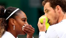 Serena Williams and Andy Murray