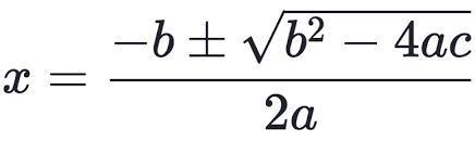 Quadratic Formula
